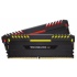 Kit Memoria RAM Corsair Vengeance RGB DDR4, 3200MHz, 16GB (2 x 8GB), Non-ECC, CL16  2