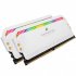 Kit Memoria RAM Corsair Dominator Platinum RGB White DDR4, 4000MHz, 32GB (2 x 16GB), CL19, XMP  1