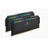 Kit Memoria RAM Corsair DOMINATOR PLATINUM Black RGB DDR5, 5200MHz, 32GB (2 x 16GB), CL38, XMP  2