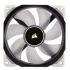 Ventilador Corsair Air ML120 PRO LED Blanco de Levitación Magnética, 120mm, 400-2400RPM, Negro