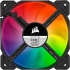 Ventilador Corsair iCUE SP120 RGB, 120mm, 1400RPM, Negro/Gris  7