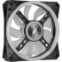 Ventilador Corsair iCUE QL140 RGB, 140mm, 1250RPM, Negro/Gris, 2 Piezas  10