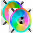 Ventilador Corsair iCUE QL140 RGB, 2x 140mm, 1250RPM, RGB, Blanco   1