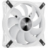 Ventilador Corsair iCUE QL140 RGB, 2x 140mm, 1250RPM, RGB, Blanco   2