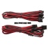 Corsair Cable PCIe Hembra - 2xPCIe Hembra, 6.5cm, Rojo/Negro  1
