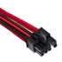 Corsair Kit de Inicio de Cables PSU Premium, Tipo 4, Rojo/Negro  10