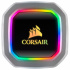 Corsair H100i RGB Enfriamiento Líquido para CPU, 2 x 120mm, 2400RPM  2