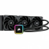 Corsair iCUE H150i RGB ELITE Enfriamiento Líquido para CPU, 3x 120mm, 1850RPM, Negro  1