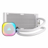 Corsair iCUE Link H100i RGB AIO Enfriamiento Líquido para CPU, 2x 120mm, 480 - 2400RPM, Blanco  2