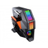 Gabinete Cougar Conquer 2 con Ventana RGB, Full Tower, ATX/CEB/Micro ATX/Mini-ITX, USB 3.0, sin Fuente, Negro/Naranja ― Entrada tipo C no es funcional. - Imagen adicional 1