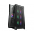 Gabinete Cougar Duoface Pro RGB con Ventana, Midi-Tower, Mini-ITX/Micro-ATX/ATX/CEB/E-ATX, USB 3.0/2.0, sin Fuente, 4 Ventiladores ARGB Instalados, Negro ― Daños menores / estéticos - Daño en esquina superior.  3