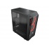 Gabinete Cougar Turret con Ventana LED Rojo, Midi-Tower, ATX/Micro-ATX/Mini-ITX, USB 2.0/3.1, sin Fuente, Negro  2