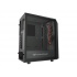 Gabinete Cougar Turret con Ventana LED Rojo, Midi-Tower, ATX/Micro-ATX/Mini-ITX, USB 2.0/3.1, sin Fuente, Negro  5