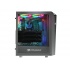 Gabinete Cougar Turret con Ventana RGB, Midi-Tower, ATX/Micro-ATX/Mini-ITX, USB 2.0/3.1, sin Fuente, Negro  5