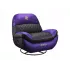 Cougar Sofá Gamer Overlord One Piece, hasta 160kg, Negro/Morado - Imagen adicional 1