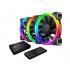 Ventilador Cougar VORTEX RGB HPB 120, 120mm, 600-1200RPM, Negro - 3 Piezas  1