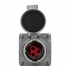 Crouse-Hinds Tomacorriente AR332, 1 Enchufes, 600V, 30A, Gris