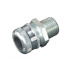 Crouse-Hinds Conector Metálico Tipo Glándula para Cable con Cuerda 19 - 22.22mm, Acero  1