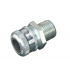 Crouse-Hinds Conector Metálico Tipo Glándula para Cable con Cuerda 6.3 - 9.5mm, Plata  1