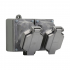 Crouse-Hinds Tomacorriente CPS-152-202, 2 Enchufes, 125 - 250V, 20A, Gris - Imagen adicional 1