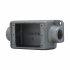 Crouse-Hinds Caja Condulet Rectangular, 3/4", Hierro Feraloy  2