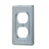 Crouse-Hinds Tapa para Pared DS-23, 2 Puertos, 1 Pieza, Gris - Imagen adicional 2