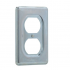 Crouse-Hinds Tapa para Pared DS-23, 2 Puertos, 1 Pieza, Gris - Imagen adicional 1