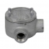 Crouse-Hinds Caja Condulet GUAL-59, 2 Puertos, 1 1/2", Aluminio