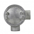 Crouse-Hinds Caja Condulet GUAL-59, 2 Puertos, 1 1/2", Aluminio - Imagen adicional 2