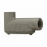 Crouse-Hinds Caja Condulet LB17 CG, 1/2", 2 Salidas, Gris  2