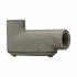 Crouse-Hinds Caja Condulet LB27 CG, 3/4", 2 Salidas, Gris  2
