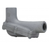 Crouse-Hinds Caja Condulet LBH40, 2 Puertos, 1 1/4", Hierro