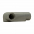 Crouse-Hinds Caja Condulet LL17, 1/2", 2 Salidas, Gris  4