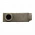 Crouse-Hinds Caja Condulet LL39, 2 Puertos, 1", Aluminio