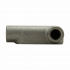 Crouse-Hinds Caja Condulet LR-107 DBR, 2 Puertos, 4", Hierro