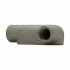 Crouse-Hinds Caja Condulet LR27, 3/4", 2 Salidas, Gris  3