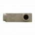 Crouse-Hinds Caja Condulet LR59, 1-1/2", 2 Salidas, Gris  1