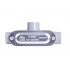 Crouse-Hinds Caja Condulet T-53, 3 Puertos, 1 1/2", Aluminio