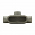 Crouse-Hinds Caja Condulet T27, 3/4", 3 Salidas, Gris  2