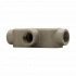 Crouse-Hinds Caja Condulet T29, 3/4", 3 Salidas, Gris  3
