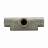Crouse-Hinds Caja Condulet T37, 1", 3 Salidas, Gris  1