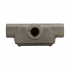 Crouse-Hinds Caja Condulet Forma T, 1", Hierro Feraloy  1