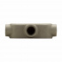 Crouse-Hinds Caja Condulet T39, 1", 3 Salidas, Gris  1
