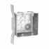 Crouse-Hinds Caja Cuadrada de Pared TP391, 4", Acero