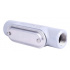 Crouse Hinds Domex Caja Condulet C-87 CG, 2 Puertos, 3", Aluminio