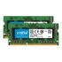 Memoria RAM Crucial DDR3, 1600MHz, 8GB (2 x 4GB), Non-ECC, CL11, SO-DIMM  1