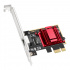 Cudy Tarjeta de Red Gigabit Ethernet de 1 Puerto PE25, 2500 Mbit/s, PCI Express  2