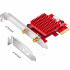 Cudy Tarjeta de Red PCI Express WE3000S, Inalámbrico, 2.4/5/6GHz, 2400 Mbit/s  2
