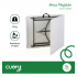 Cuory Mesa Plegable CUO-4726, 180cm x 70cm, Blanco - Imagen adicional 2