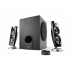 Cyber Acoustics Bocinas con Subwoofer y Control Pod CA-3602, 62W PMPO, Alámbrico, Negro/Plata  1